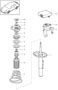 Diagram suspension shock absorber strut for your Porsche
