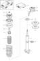 Diagram shock absorber coil spring for your 1997 Porsche 911 Turbo Coupe