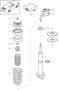 Diagram shock absorber coil spring for your 1997 Porsche 911 Turbo Coupe