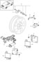 Diagram tyre pressure monitoring for your 2024 Porsche Cayenne