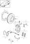 Diagram disc brake rear axle brake disc only in pairs replace technical manual attention for your 1983 Porsche 924