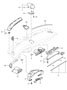 Diagram accessories dashboard trim upper part for your Porsche