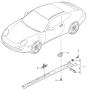 Diagram sill cover for your 2015 Porsche 911 Turbo S Coupe
