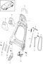 Diagram backrest frame sports seat for your 2007 Porsche 911