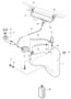 Diagram windscreen washer system for your Porsche