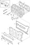 Diagram cylinder head with valves cylinder head gasket valve cover for your 2009 Porsche Cayman