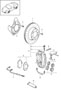 Diagram disc brake rear axle brake disc only in pairs replace technical manual attention for your 2011 Porsche Cayman