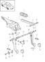 Diagram pedals for your 2005 Porsche Boxster