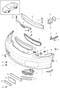 Diagram bumper front for your 2019 Porsche Cayenne