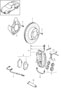 Diagram disc brake rear axle brake disc only in pairs replace technical manual attention for your 2011 Porsche Cayman