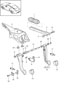 Diagram pedals for your 2005 Porsche Boxster