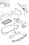 Diagram luggage compartment rear for your 1996 Porsche 911