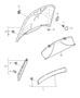 Diagram linings rear lid for your 2010 Porsche 911