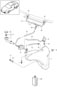 Diagram windscreen washer system for your 2023 Porsche Cayenne