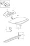 Diagram rear light license plate light additional brake light for your 2013 Porsche Panamera