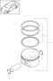 Image of Engine Piston image for your Porsche