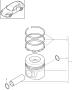 Diagram piston piston rings for your Porsche