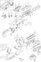 Diagram exhaust system turbocharger catalytic converter oxygen sensor for your 2006 Porsche Cayenne Base