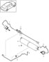 Diagram exhaust system control line for your Porsche