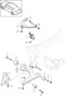 Diagram wishbone headlight levelling system level adjustment for your Porsche