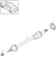 Diagram drive shaft for your Porsche