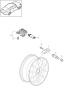 Diagram tyre pressure monitoring for your Porsche