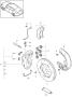 Diagram disc brake front axle for your Porsche