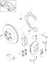 Diagram disc brake rear axle for your Porsche