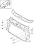 Diagram bracket radiator for your 2019 Porsche Cayenne