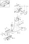 Diagram lining b-pillar scuff plate rear for your 2010 Porsche 911