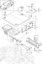 Diagram linings luggage compartment lower for your 2010 Porsche 911