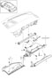 Diagram dashboard trim lower passenger's side for your 2017 Porsche Macan