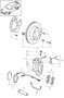 Diagram disc brake front axle brake disc only in pairs replace technical manual attention for your 2020 Porsche 718 Boxster