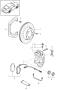 Diagram disc brake rear axle brake disc only in pairs replace technical manual attention for your Porsche