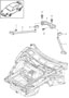 Diagram dome strut for your 2010 Porsche 911 Targa 4S Targa