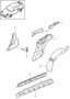 Diagram side section inner for your 2006 Porsche 911 Carrera S Convertible