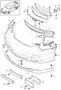 Diagram bumper front for your Porsche