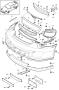Diagram bumper front for your Porsche