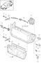 Diagram door in white installation parts door lock for your Porsche