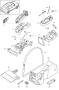 Diagram tool jack warning triangle first-aid kit for your 2022 Porsche Cayenne Turbo Coupe