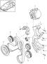 Diagram belt tensioner belt drive for your 2016 Porsche Panamera