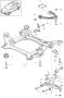 Diagram suspension subframe wishbone headlight levelling system self-levelling sensor for your Porsche