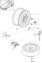 Diagram wheels see manufacturer's certificate group 4 document for your Porsche Cayenne