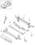 Diagram bracket front 2nd GENERATION for your 2017 Porsche Cayenne
