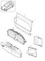 Diagram air duct front for your 2014 Porsche Cayenne
