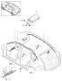 Diagram airbag control unit sensor for airbag see illustrations for your 2023 Porsche 718 Cayman T Hatchback
