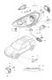 Diagram headlamp side marker light fog headlamp for your 2022 Porsche Panamera