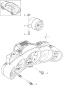 Diagram instruments compass stopwatch instruments dial Black silver see group for your Porsche