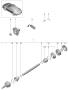 Diagram drive shaft wheel hub for your Porsche