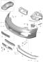 Diagram bumper front carrera 2 for your 2019 Porsche 911
